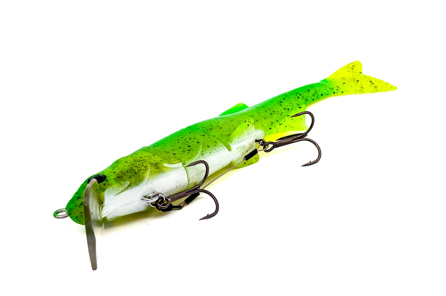 Hybrid Swimbait - Chartreuse-Pepper - NEU!