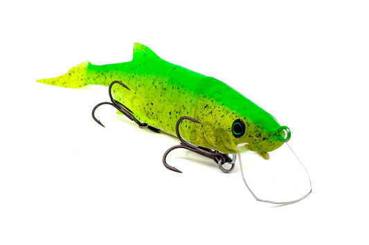 Hybrid Swimbait - Chartreuse-Pepper - NEU!