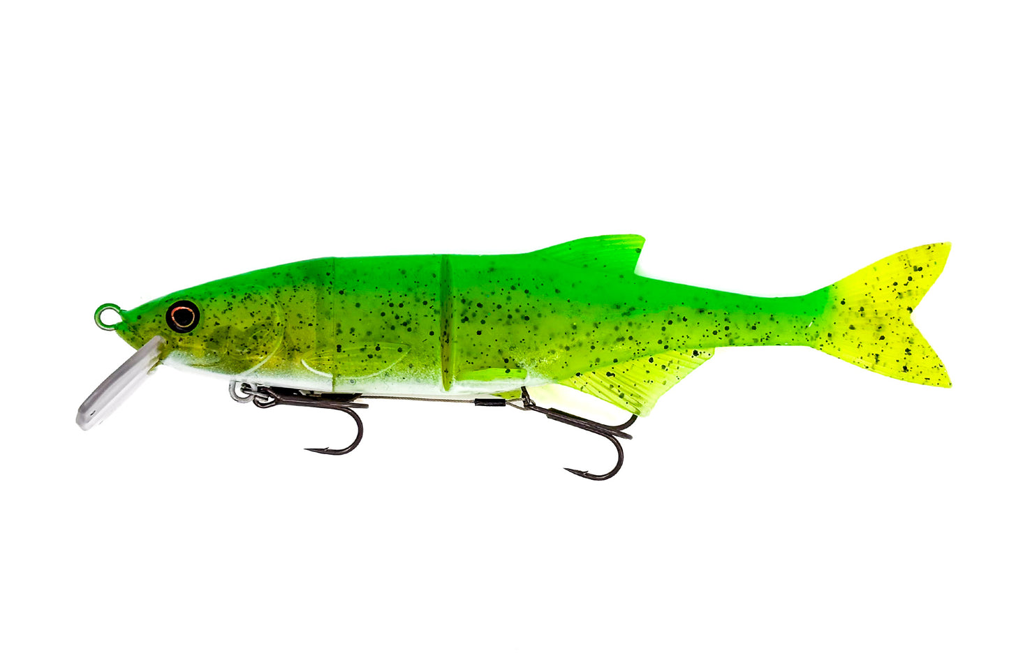 Hybrid Swimbait - Chartreuse-Pepper - NEU!