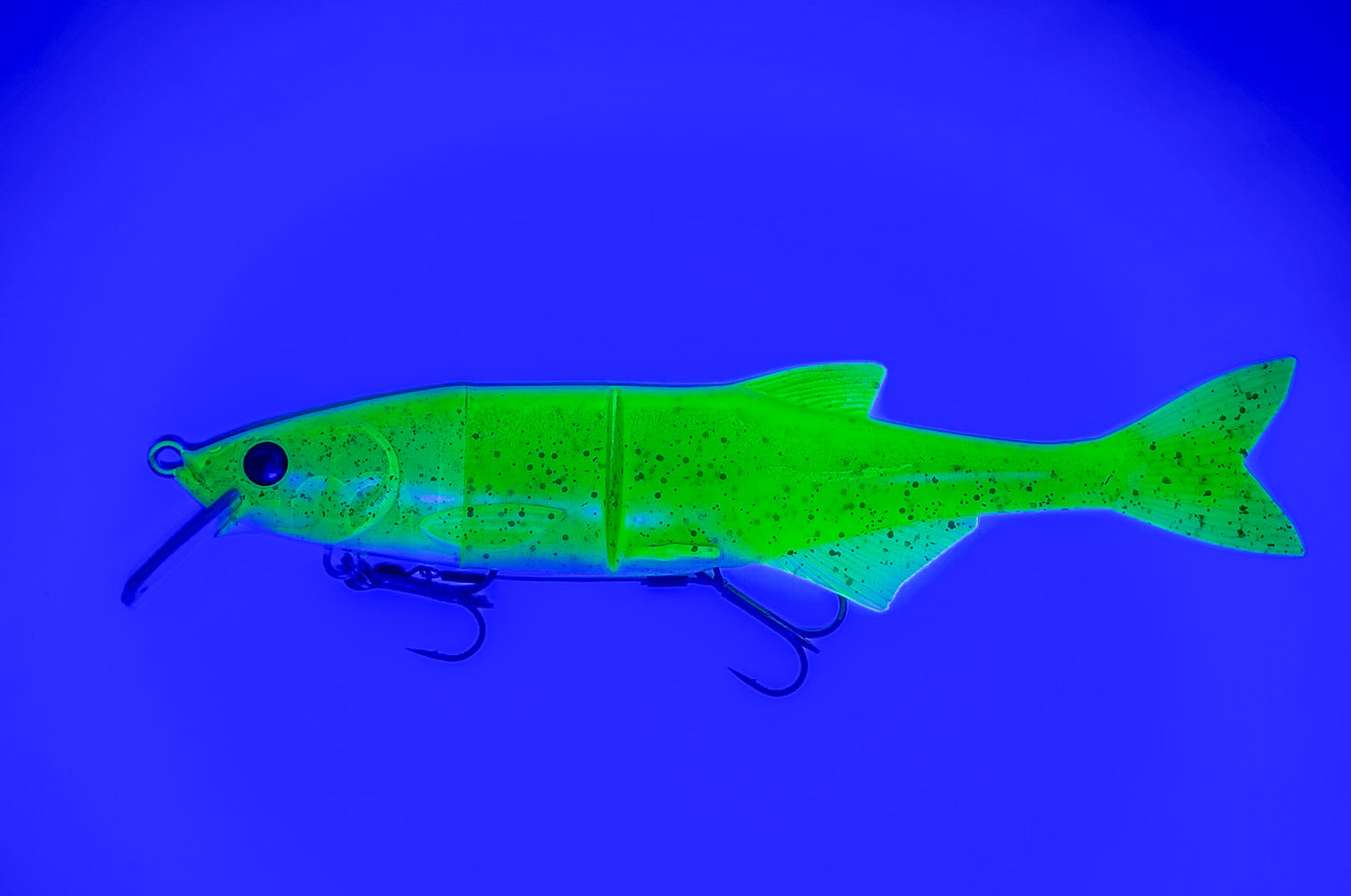 Hybrid Swimbait - Chartreuse-Pepper - NEU!